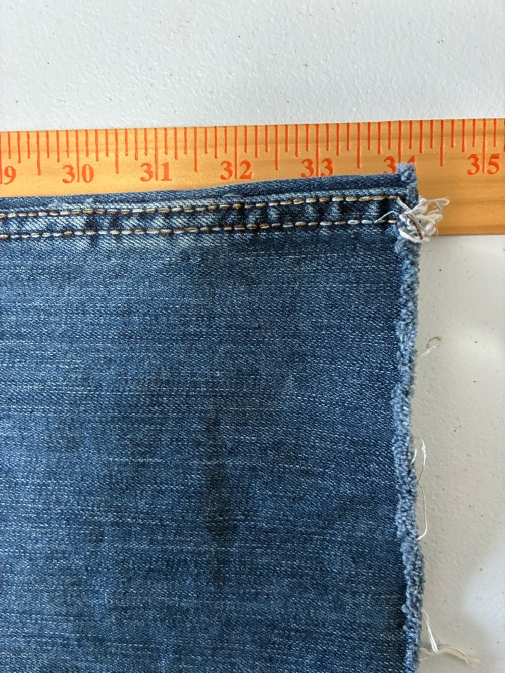 Cowgirl Tuff Co. Don’t Fence Me In Bootcut Raw Hem Distressed Jeans Size 29 x 34 - Picture 5 of 6